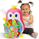 Hurdaos penguin learning toy arm pull invites exploration and early vocabulary