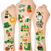 Huskein St Patrick's Day tattoo sheets for festive skin art