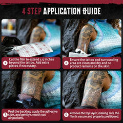 Application of Hustle Butter wrap demonstrates easy, mess-free removal.