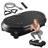HVX vibration plate front view for compact home gym and full-body activation