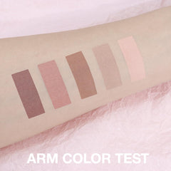Hxssll Matte Nude Eyeshadow Palette: peach rose nude matte for bright transitions