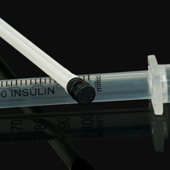Hyddeb syringe with protective cap keeps contents secure