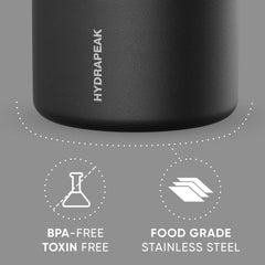 Hydrapeak 25oz food jar cold insulation preserves freshness for up to 16 hours.