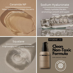 HygieneLab label close-up emphasizes EWG Verified clean formula.