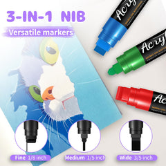 HYHJMISTY 15mm wide tip marker strokes show quick fills and hairline detail.