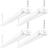 Hykolity linkable LED shop light 4ft demonstrates interconnectivity for wide workspace illumination.