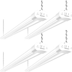 Hykolity linkable LED shop light 4ft demonstrates interconnectivity for wide workspace illumination.