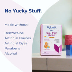 Hyland's Baby Daytime ingredients label highlights natural actives