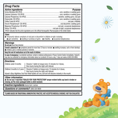 Hyland's Baby Nighttime tablets in a bedtime scene