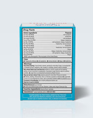Close-up of Hyland's Bioplasma bottle highlighting convenient one-dose-per-tablet format.