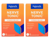 Hyland's Nerve Tonic box 2-pack shown for quick, natural stress support.