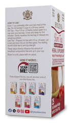 HYLEYS Slim Tea Goji Berry flavor with green tea leaves and senna.