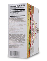 HYLEYS Slim Tea green tea leaves close-up signaling natural metabolism support.