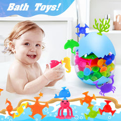 HYSZXUS bath toys sea animals collection fosters imaginative water exploration