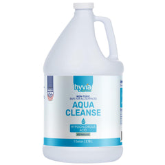 Hyvia Health AquaCleanse HOCL bottle clear spray for daily cleaning on kitchen counter