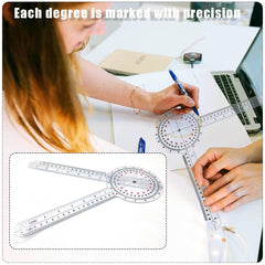 HZMM goniometer foldable angle tool aids professionals and students with portable measurement