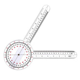 HZMM goniometer 12 inch clear angles show precise joint range for rehab planning