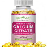 HZZYPLANT Calcium Citrate Softgels bottle for easy daily bone support