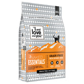 I and love and you Naked Essentials kibble close-up with chicken and duck, high-protein flavor