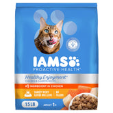 IAMS Healthy Enjoyment bag front, convenient packaging for everyday feeding