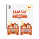 IAMS Perfect Portions indoor cat pate tray close-up for mess-free feeding