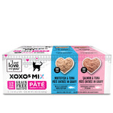 I&Love&You XOXOs Mix Pate variety pack 36 oz in pack-shot shows varied flavors for mealtime variety.