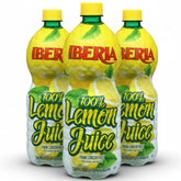 Iberia 100% lemon juice 3-pack bottle ready for sauces and dressings