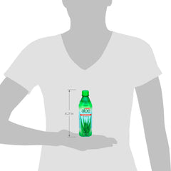 Glass of Iberia Aloe Vera Drink with Pulp showing real pulp and no sugar