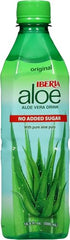 Close-up of aloe vera pulp texture in Iberia Drink, natural and inviting