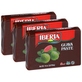 Iberia Guava Paste 3-pack on display for versatile cheese pairing.