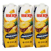 Iberia Pineapple Nectar bottle front view highlighting tropical flavor
