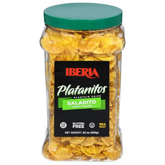 Iberia Saladito salt sprinkle emphasizes light seasoning for snacking.