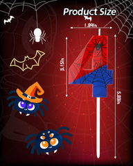 IBLESSU birthday cake topper featuring a spider illustration for themed parties.
