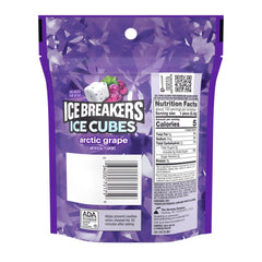 Close-up of Arctic Grape cubes with cooling crystals and fruity taste.