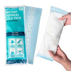 ICEWRAPS postpartum care kit with 12 pads for the first 24–36 hours after birth.