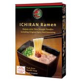 Ichiran take-home ramen kit packaging shows authentic tonkotsu flavors for quick meals