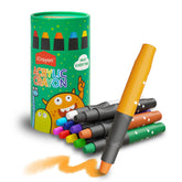 iCrayon 12 colors twist crayons pack with vivid pigments for kids' art projects