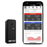 Ideal Sciences Temp Stick remote WiFi sensor for precise environmental monitoring.