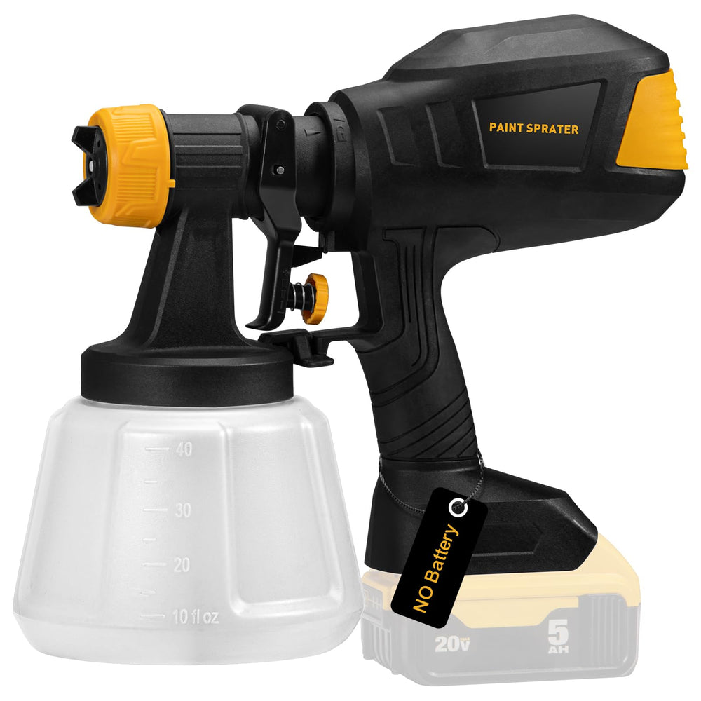 IEBUDA brushless cordless paint sprayer with 1.5mm nozzle for precise furniture finishes.