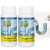 iekufes Wild Tornado two-pack cleaner powders for fast kitchen clog relief