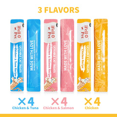 IFELLO PET variety pack label showing grain-free promise