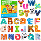 IFIYOOY alphabet magnets with animal shapes for early literacy play