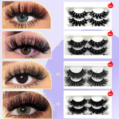 IFSOWDRA mink lashes strip dramatic volume 25mm for bold eyes.