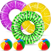 igeekid kiwi pool float adds bright kids' pool time fun.