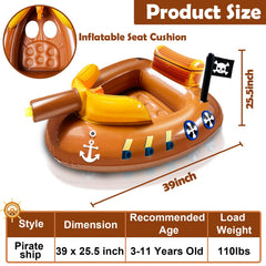 iGeeKid water cannon pool toy with long spray range for splashing battles