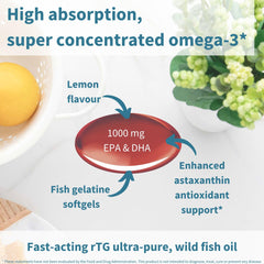 Igennus Omega-3 rTG with 70% EPA/DHA concentration for potent daily omega support
