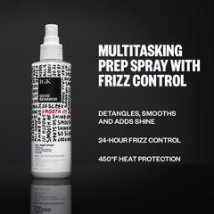 IGK Good Behavior heat protection mist shields hair during styling