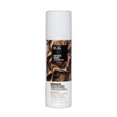 IGK Never Miss Root & Scalp Spray bottle applying light brown shade for quick gray root coverage