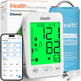 iHealth Accu Luminate BP Monitor front view for easy at-home BP checks