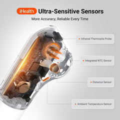iHealth PT3 LED display shows clear readings at a glance.